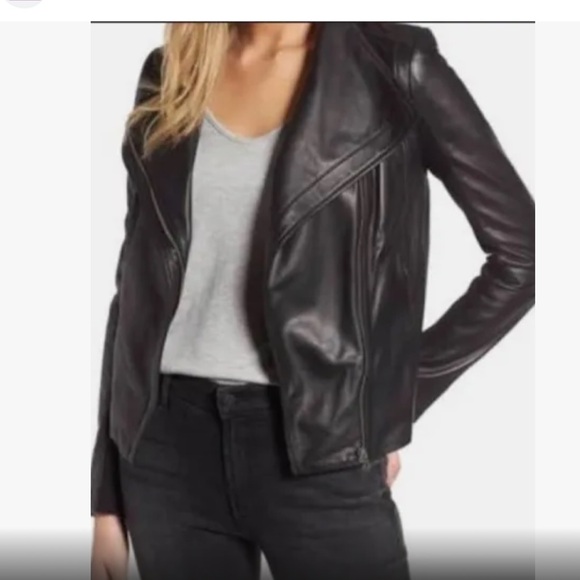 Trouvé real leather jacket - Picture 1 of 9